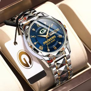 Green Bay Packers Custom Name Elegant Fashion Design Watch VS72A