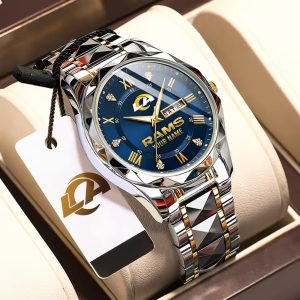 Los Angeles Rams Custom Name Elegant Fashion Design Watch VS72A