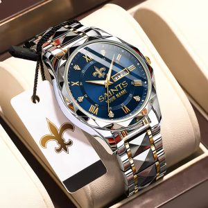 New Orleans Saints Custom Name Elegant Fashion Design Watch VS72A