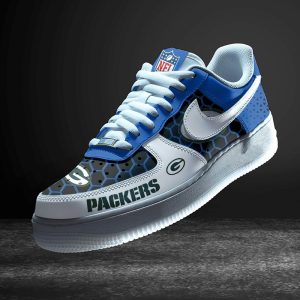 Green Bay Packers Multicolor Fashion Casual AF1 Sneakers VS3