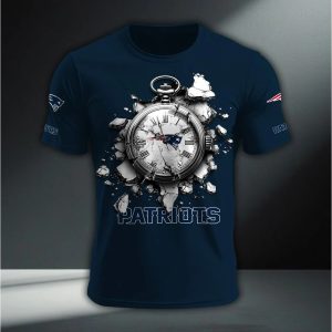 New England Patriots Modern Fit Luxe Classic T Shirt VS01