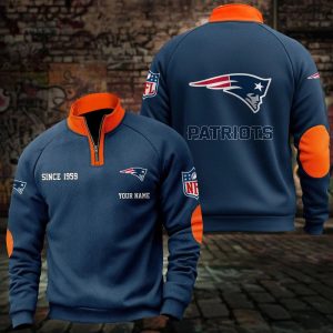 New England Patriots Custom Name Casual Design Sport Sweatshirt VS01