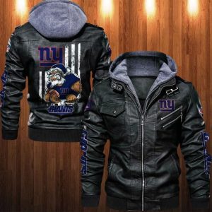 New York Giants Designed Casual Winter Leather Jacket VS03