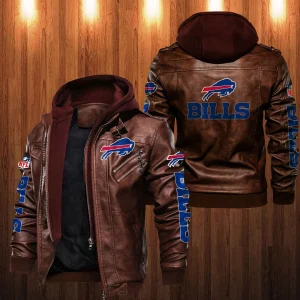 Buffalo Bills Designed Casual Winter Leather Jacket VS05
