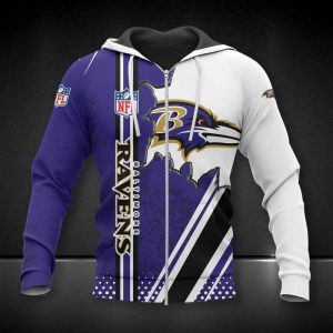 Baltimore Ravens Zipper,Hoodie, Baseball, Bomber Jacket, Tshirt, Sweatshirt, Polo Shirt VS8
