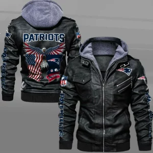 New England Patriots Designed Casual Winter Leather Jacket VS05