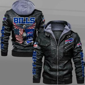 Buffalo Bills Designed Casual Winter Leather Jacket VS02