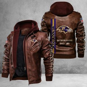 Baltimore Ravens Designed Casual Winter Leather Jacket VS3