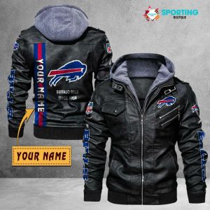 Buffalo Bills Custom Name Designed Casual Winter Leather Jacket VS03