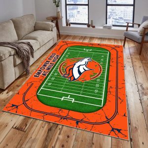 Denver Broncos Welcome Personalized Doormat VS05