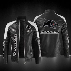 Carolina Panthers Custom Name Designed Casual Leather Jacket VS2