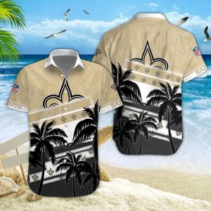 New Orleans Saints Unisex Summer Casual Hawaiian Shirts VS02