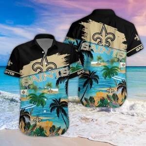 New Orleans Saints Unisex Summer Casual Hawaiian Shirts VS01