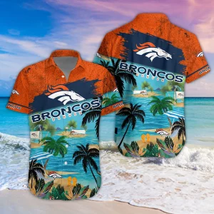 Denver Broncos Unisex Summer Casual Hawaiian Shirts VS02