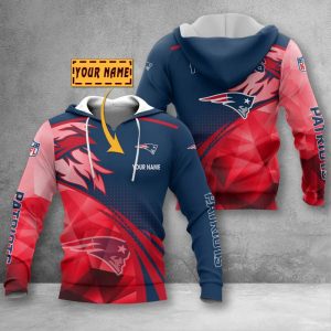 New England Patriots Custom Name Zipper, Hoodie, Baseball Jacket, Bomber Jacket, Tshirt, Sweatshirt, Polo Shirt VS15