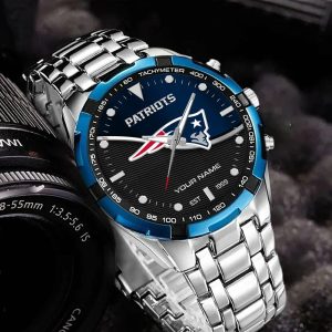 New England Patriots Custom Name Elegant Fashion Design Watch VS06