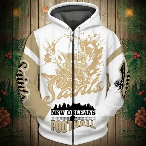 New Orleans Saints Zipper,Hoodie, Baseball, Bomber Jacket, Tshirt, Sweatshirt, Polo Shirt VS29