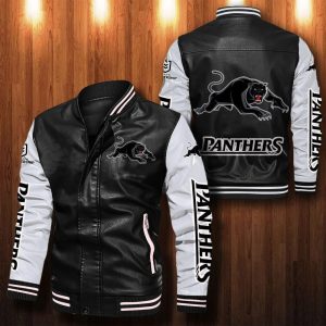 Carolina Panthers Custom Name Designed Casual Leather Jacket VS3