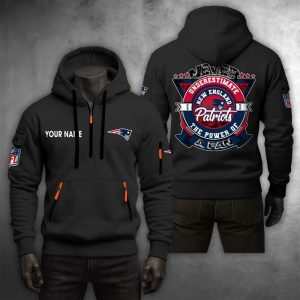 New England Patriots Custom Name High Quality Thick Hoodie VS14