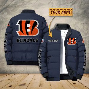 Cincinnati Bengals Custom Name Designed Casual Winter Life Jacket VS01