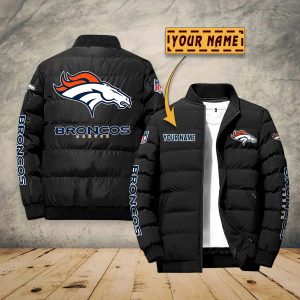 Denver Broncos Custom Name Designed Casual Winter Life Jacket VS01