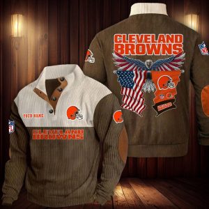 Cleveland Browns Custom Name Casual Design Sport Sweatshirt VS02
