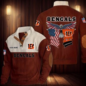 Cincinnati Bengals Custom Name Casual Design Sport Sweatshirt VS02