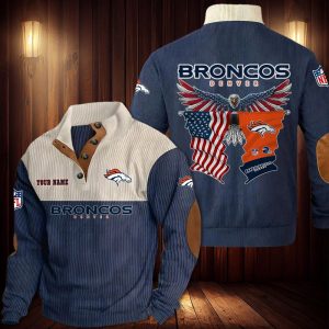 Denver Broncos Custom Name Casual Design Sport Sweatshirt VS02