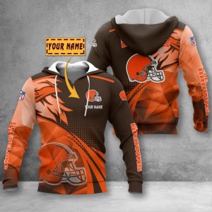 Cleveland Browns VS13 Custom Name Zipper,Hoodie, Baseball, Bomber Jacket, Tshirt, Sweatshirt, Polo Shirt