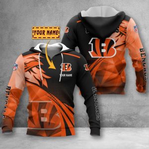 Cincinnati Bengals VS14 Custom Name Zipper,Hoodie, Baseball, Bomber Jacket, Tshirt, Sweatshirt, Polo Shirt