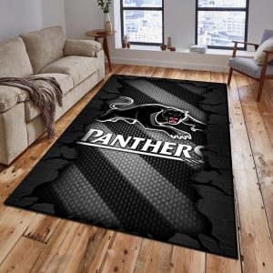 Carolina Panthers Custom Name Welcome Personalized Floormat VS05