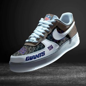 New York Giants Multicolor Fashion Casual AF1 Sneakers VS3