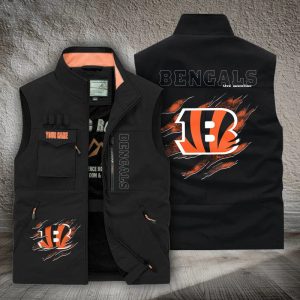 Cincinnati Bengals Custom Name Tactical Style Vest VS01