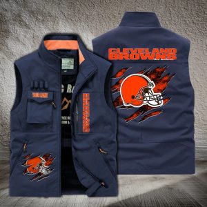 Cleveland Browns Custom Name Tactical Style Vest VS01