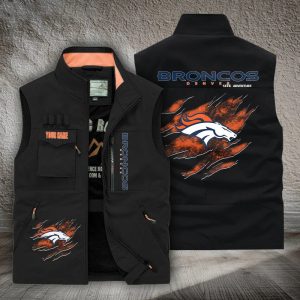 Denver Broncos Custom Name Tactical Style Vest VS01