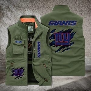 New York Giants Custom Name Tactical Style Vest VS01