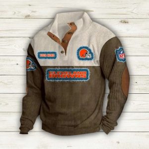 Cleveland Browns Custom Name Casual Design Sport Sweatshirt VS06