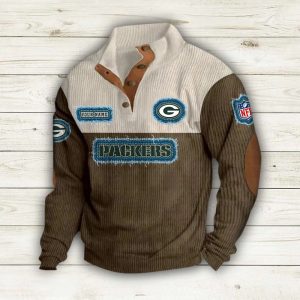 Green Bay Packers Custom Name Casual Design Sport Sweatshirt VS06