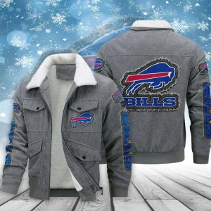 Buffalo Bills Casual Winter Corduroy Jacket VS03