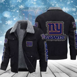 New York Giants Casual Winter Corduroy Jacket VS03
