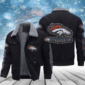 Denver Broncos Casual Winter Corduroy Jacket VS04