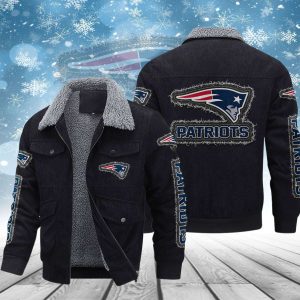 New England Patriots Casual Winter Corduroy Jacket VS03