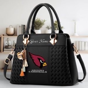 Arizona Cardinals Custom Name Classic Leather Handbag VS04