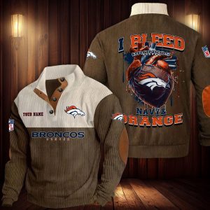 Denver Broncos Custom Name Casual Design Sport Sweatshirt VS05