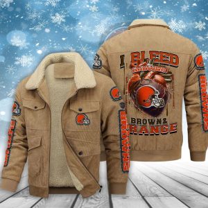 Cleveland Browns Casual Winter Corduroy Jacket VS01