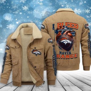 Denver Broncos Casual Winter Corduroy Jacket VS01