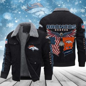 Denver Broncos Casual Winter Corduroy Jacket VS02