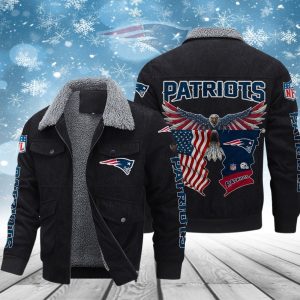 New England Patriots Casual Winter Corduroy Jacket VS02