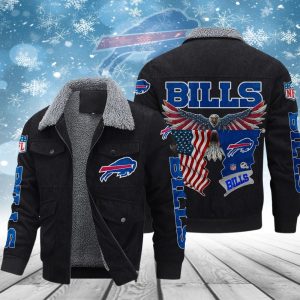 Buffalo Bills Casual Winter Corduroy Jacket VS02