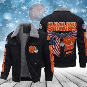 Cleveland Browns Casual Winter Corduroy Jacket VS02